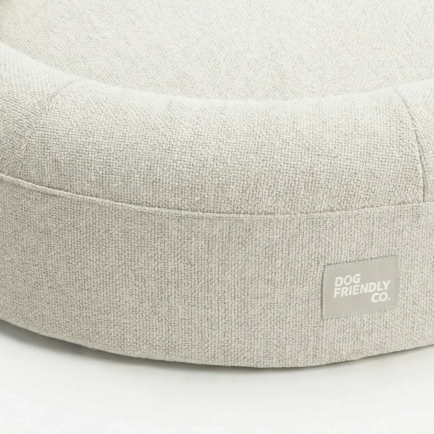 Chill Pill Memory Foam Dog Bed - Beige (Large) - Image 8