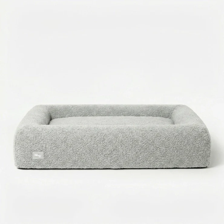 Bouclé Bed Replacement Cover - Grey Bouclé - Image 2