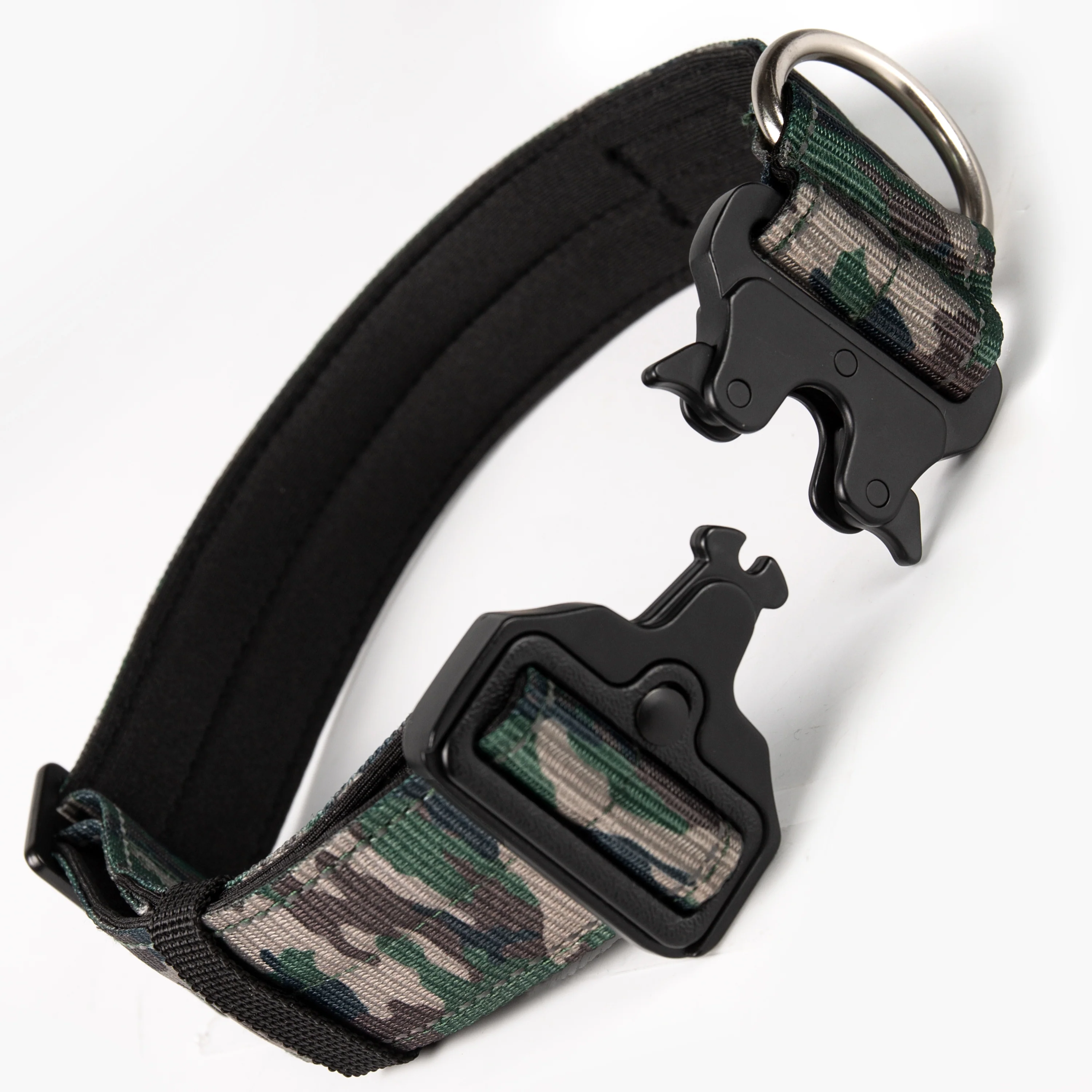 Tactical Dog Collar - Green Camo - Image 4