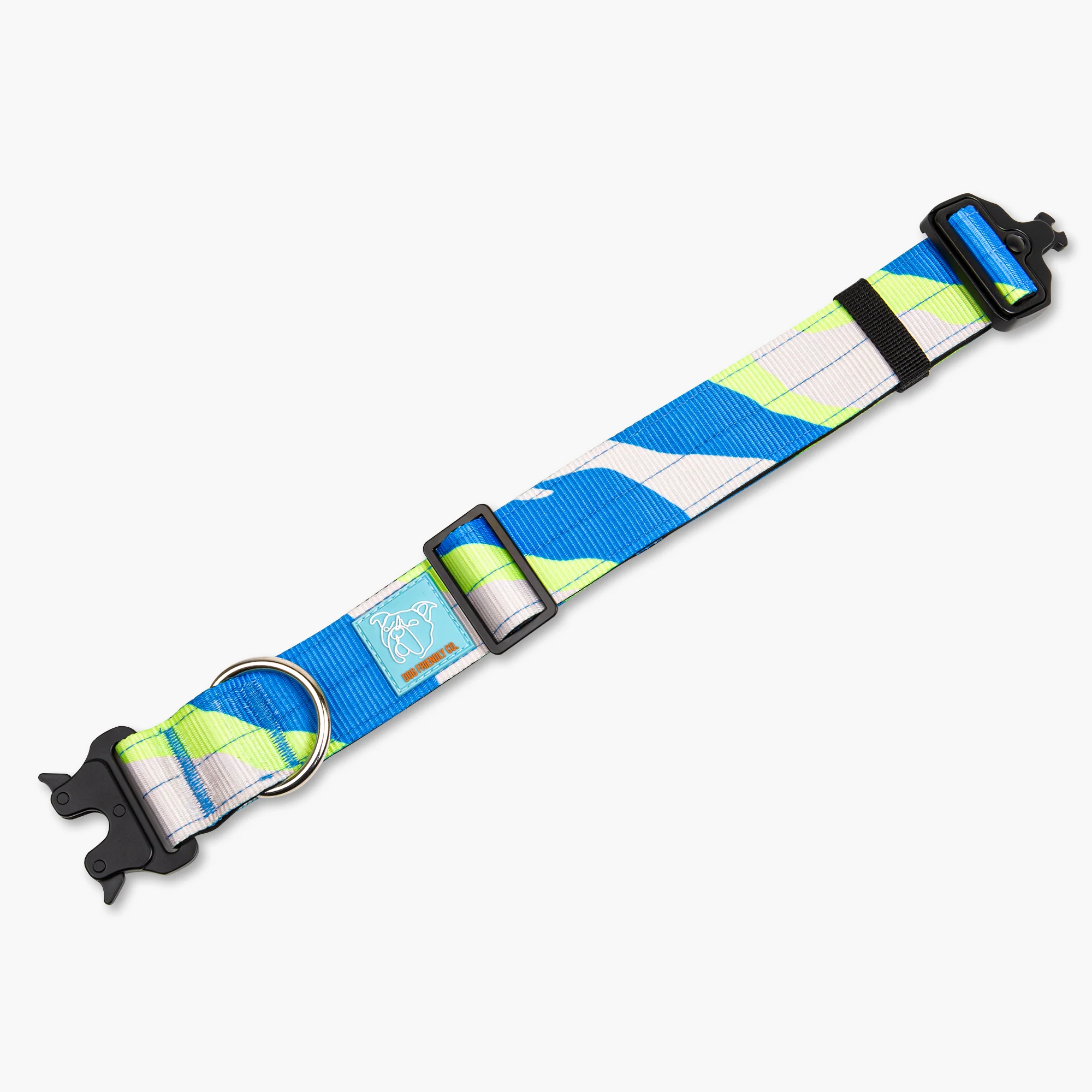 Tactical Dog Collar - Walk#001 Blue - Image 3